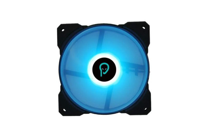 Ventilator SPACER SPFC-120-4P-BL 120 mm Blue LED, 2000 RPM, conector 4-pin