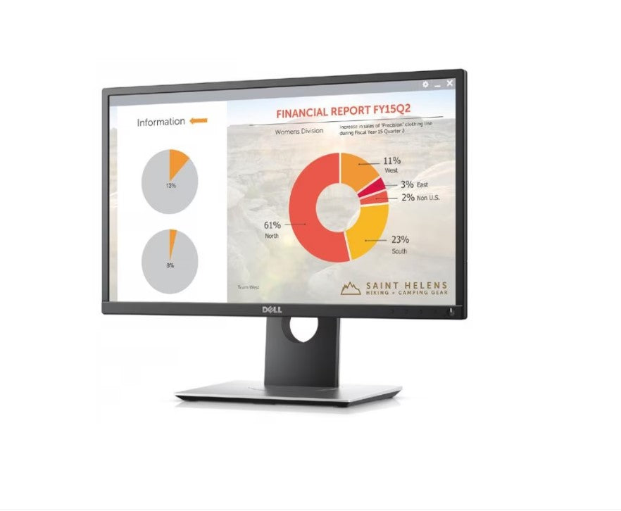 Monitor LED IPS Dell 21.5", Full HD, VGA, HDMI, DisplayPort, USB, P2217H