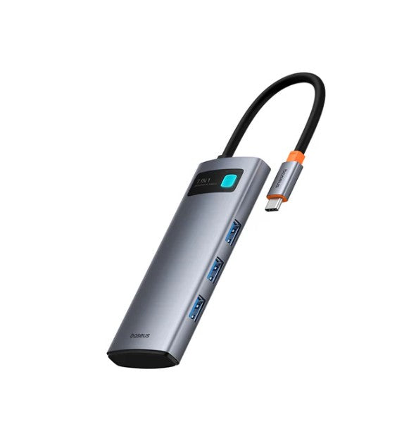Hub Adapter 7in1 Baseus USB-C to 2x USB 3.0 + HDMI + USB-C PD