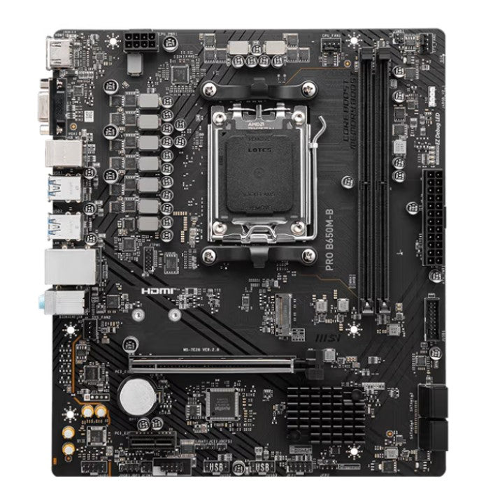 Placa de baza MSI PRO B650M-B, AMD B650, Socket AM5, mATX