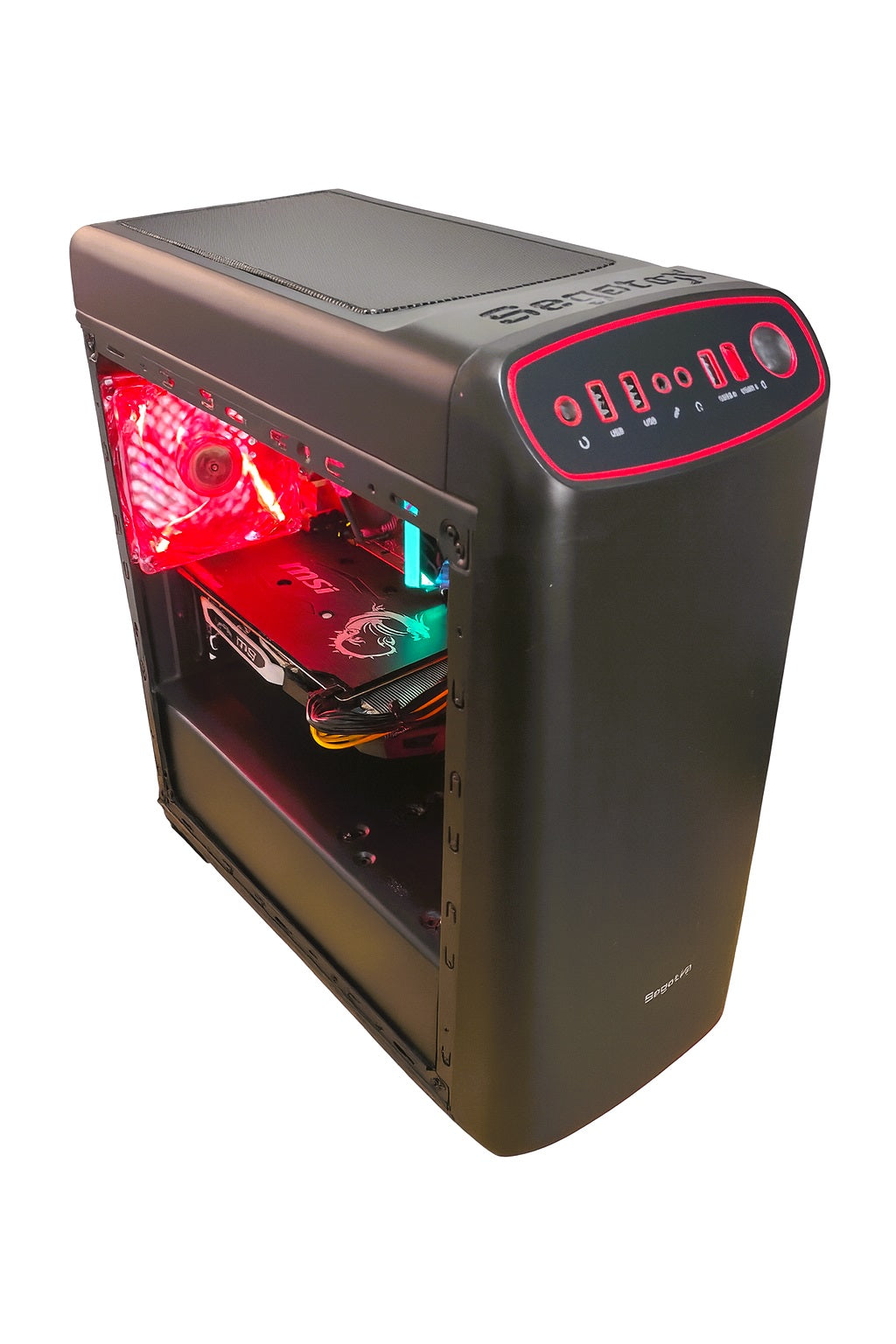 PC Gaming Intel i7 8700, 16Gb DDR4, 128Gb SSD + 1TB HDD, GTX 1660