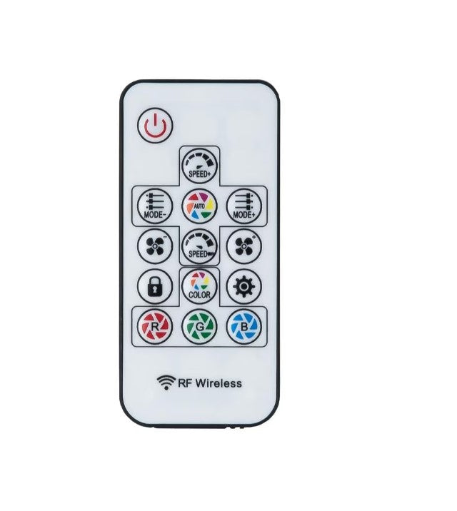 Set 3 ventilatoare Chieftec PC 120x120x25 mm CF-3012-RGB, ADD RGB LED, HUB, telecomanda