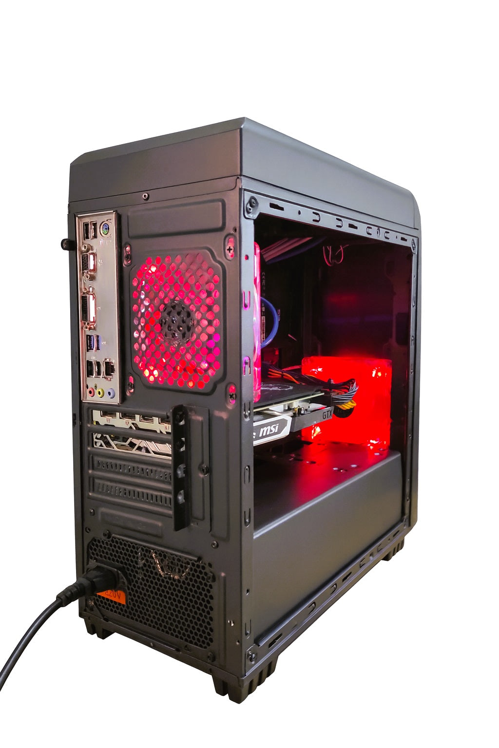 PC Gaming Intel i7 8700, 16Gb DDR4, 128Gb SSD + 1TB HDD, GTX 1660