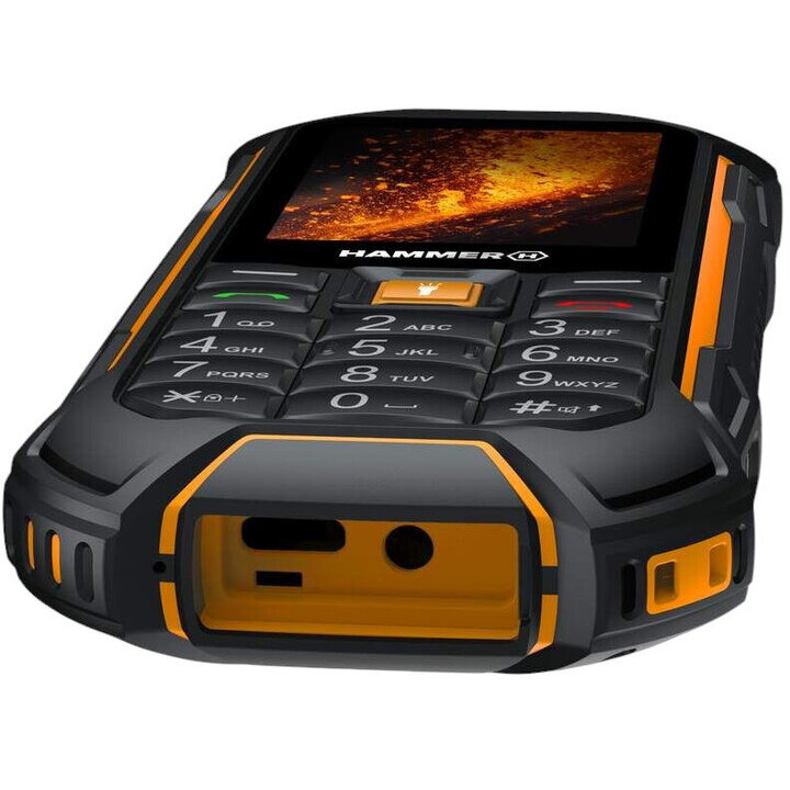 Telefon mobil MyPhone Hammer Boost LTE, Dual SIM, 64 MB RAM, 1 GB, 4G, Negru