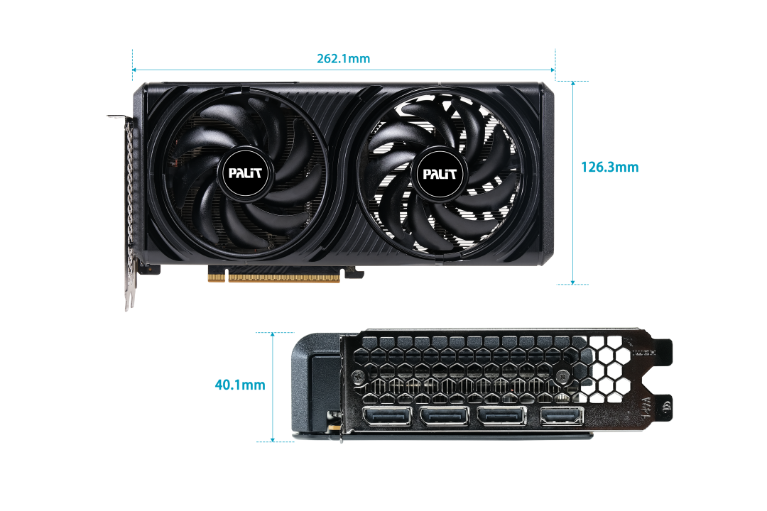 Placă video Palit GeForce RTX 5060 Infinity 2 OC 8GB GDDR7 128-bit
