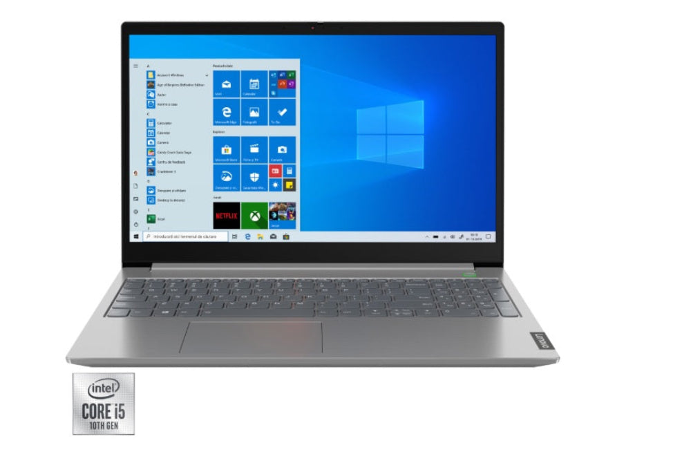Laptop Lenovo ThinkBook 15-IML Intel Core i5-10210U, vedere frontală