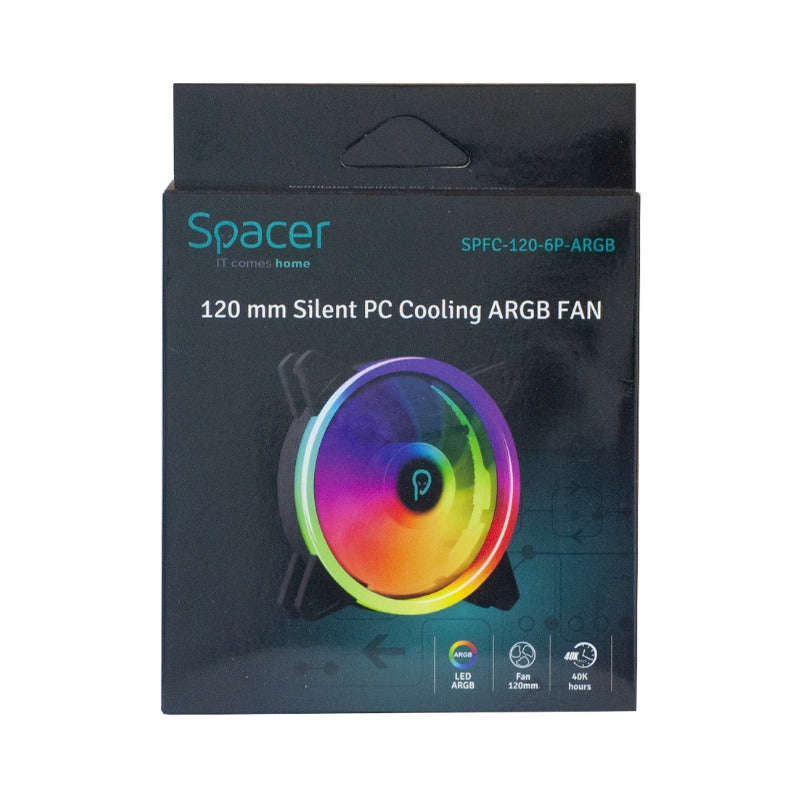 Ventilator Spacer PC 120MM Silent ARGB SFPC-120-6p-ARGB