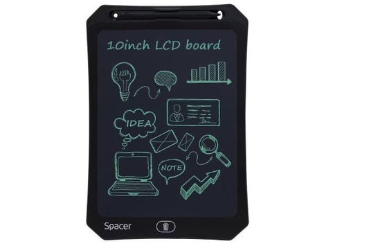 Tabletă LED Spacer SPTB-LED-10 – 10 inch, pentru scris și desen, fără alimentare electrică