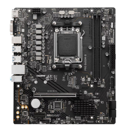 Placa de baza MSI PRO B650M-B, AMD B650, Socket AM5, mATX