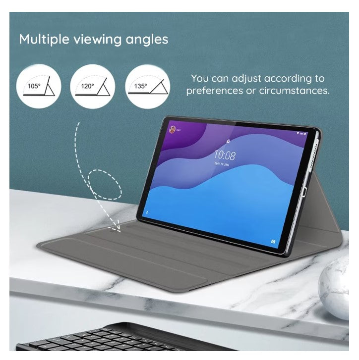 Techsuit Husa cu Tastatura pentru Samsung Galaxy Tab A9 Plus - Techsuit CozyTab Case - Bla