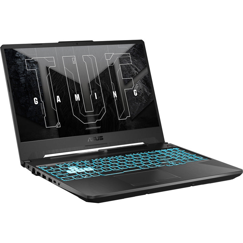 ASUS TUF A15 FA506NCG-HN271 vedere laterală și tastatură