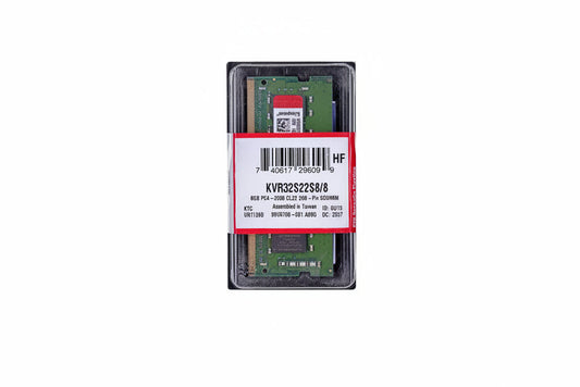 Memorie Notebook Kingston 8GB DDR4 3200MHz CL22 SO-DIMM | Garanție 60 luni