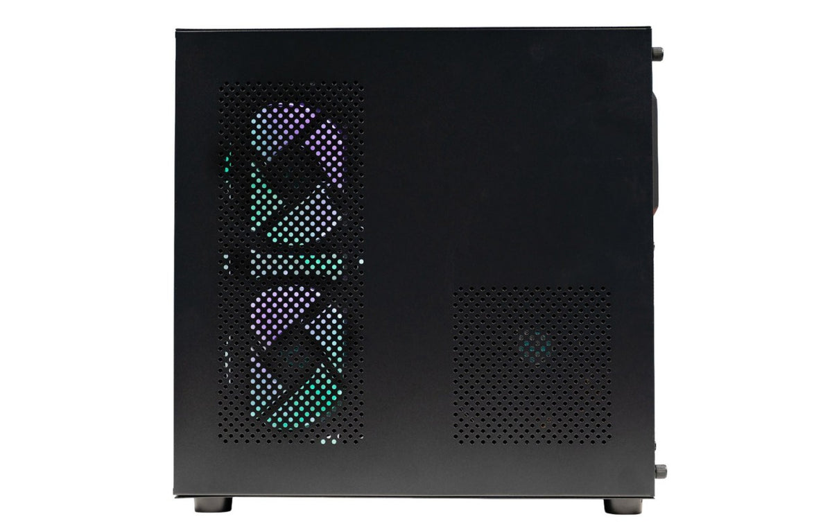 Spacer Aquarium Black 6F vedere laterală carcasă Gaming