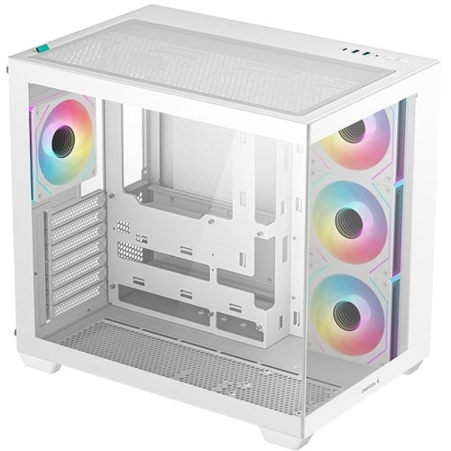 DeepCool CG530 4F White interior Dual-Chamber cu 4 ventilatoare ARGB