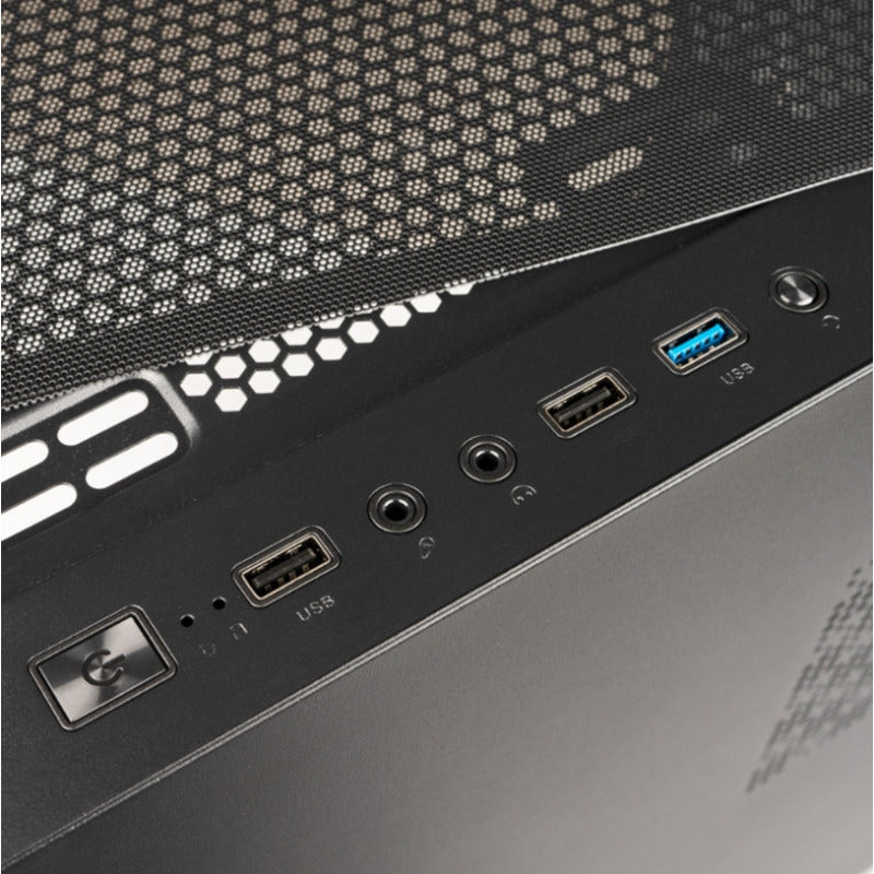 Carcasa Spacer Shield ARGB Middle Tower, ATX, fara sursa, sticla securizata