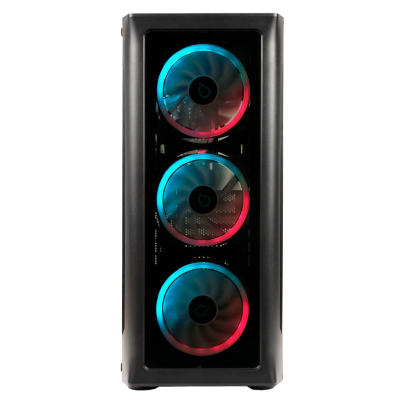 Carcasa Spacer Shield ARGB Middle Tower, ATX, fara sursa, sticla securizata